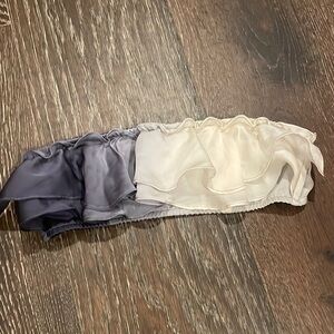 Silk bandeaux/ designer bra - BOGO